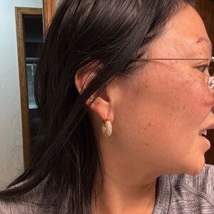 Elegant Gold Hoop Earrings Lucille Hoop